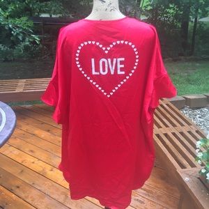 Victoria’s Secret ‘LOVE’ Red Kimono Lingerie OS